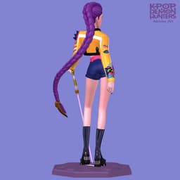 Rumi Kpop Demon Hunters 3d model