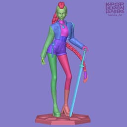 Rumi Kpop Demon Hunters 3d model