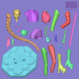Rumi Kpop Demon Hunters 3d model