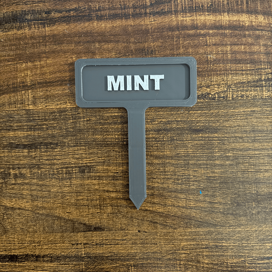 Mint Garden Marker | 3D Print 3MF 3d model
