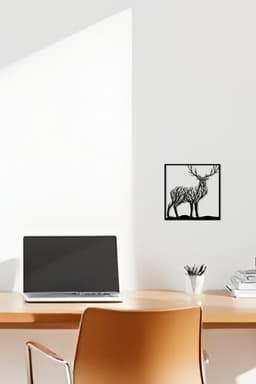 Deer Wall Art, Wall Decor, Home Decor 3d model