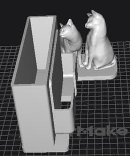 curious_cats holder.stl 3d model