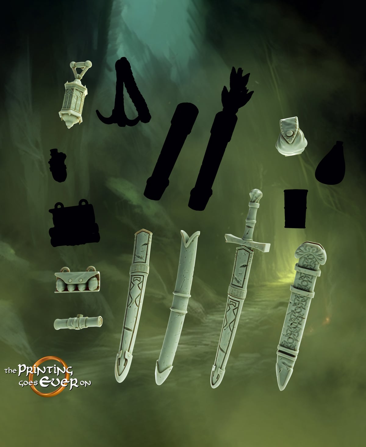Modular Ghost Knights 3d model