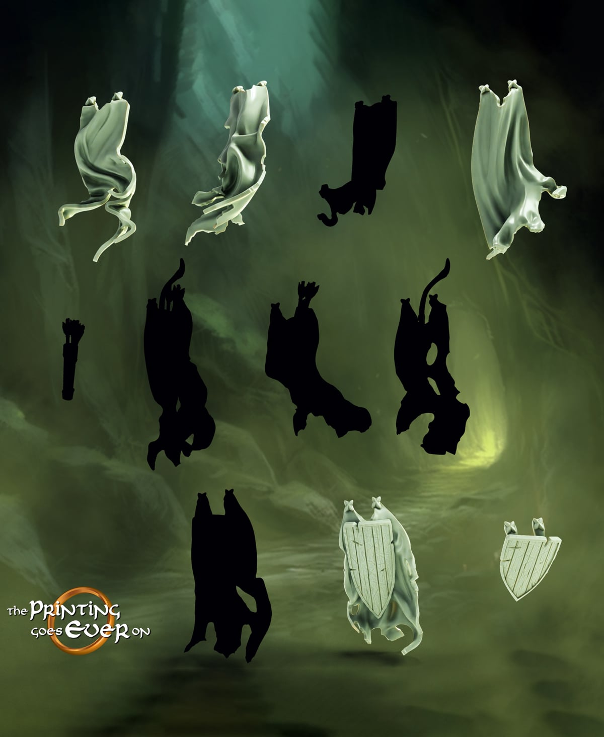Modular Ghost Knights 3d model