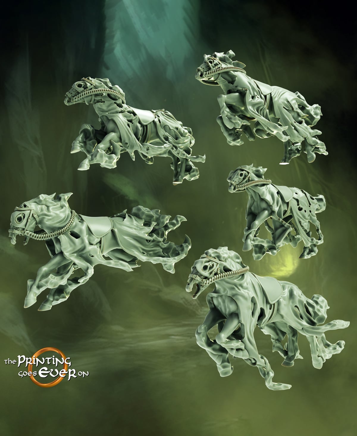 Modular Ghost Knights 3d model