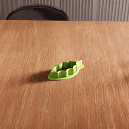 Holly Leaf Cookie Cutter Utensil 3d model