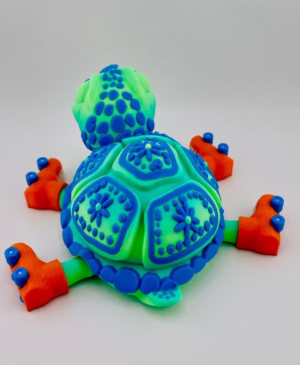 Turtle Roller Skate Flexi 3d model