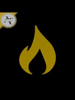 Simple Flame Symbol - 2D Art 3d model