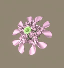 Blossoms Floramorph 3d model