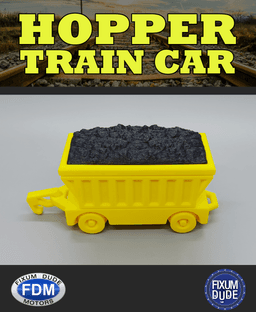 Fixum Dude Motors PiP Hopper Train Car 3d model