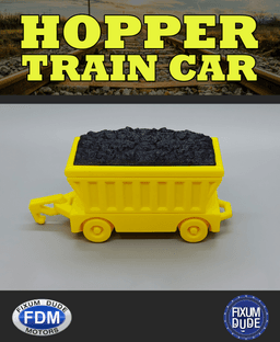Fixum Dude Motors PiP Hopper Train Car 3d model