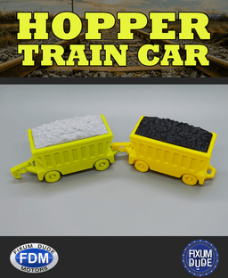 Fixum Dude Motors PiP Hopper Train Car 3d model