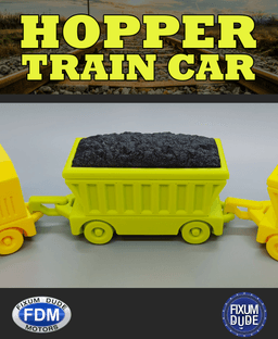 Fixum Dude Motors PiP Hopper Train Car 3d model