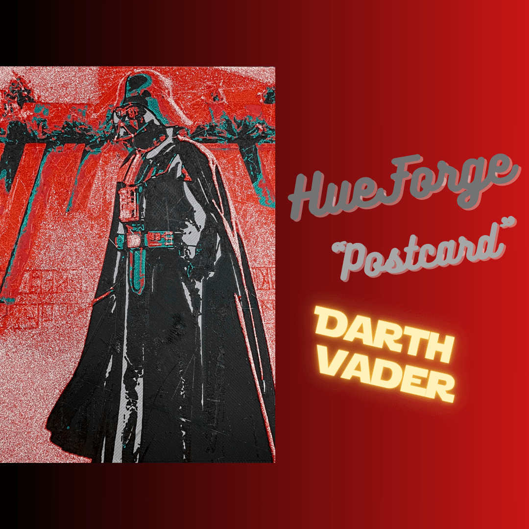 Darth Vader HueForge 3d model
