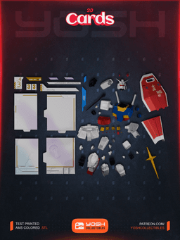 Gundam Card 3D Printer STL File 3d model