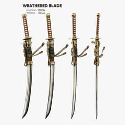 Weathered Blade 3d model