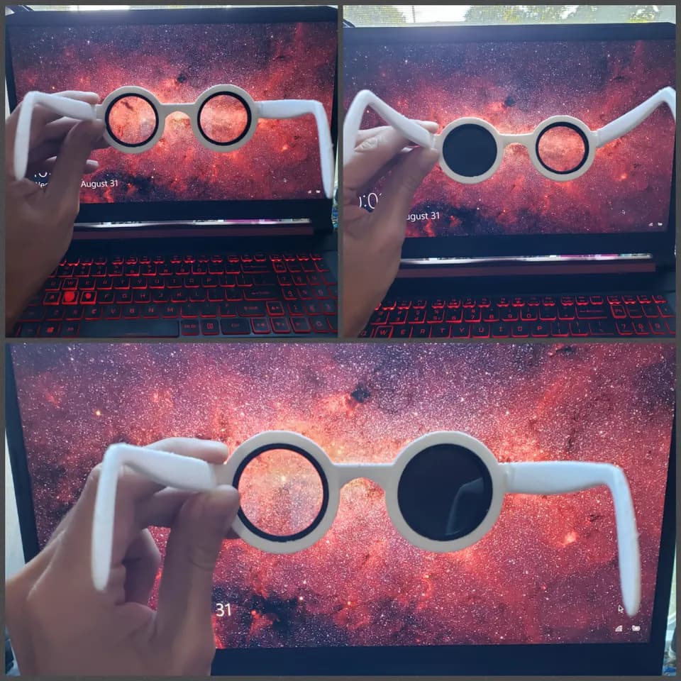 40.5mm Filter Glasses 3d model