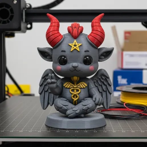 baphomet_chibi.stl 3d model