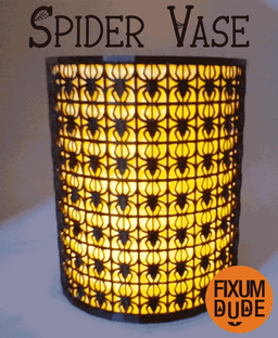 Arachnophobia Spider Vase 3d model