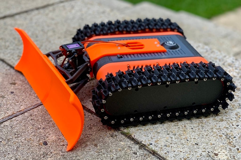 Snow Plow for FPV Rover 3d model
