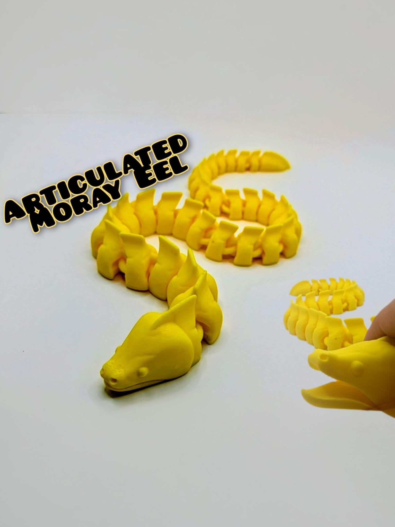 Articulated Moray Eel 3d model