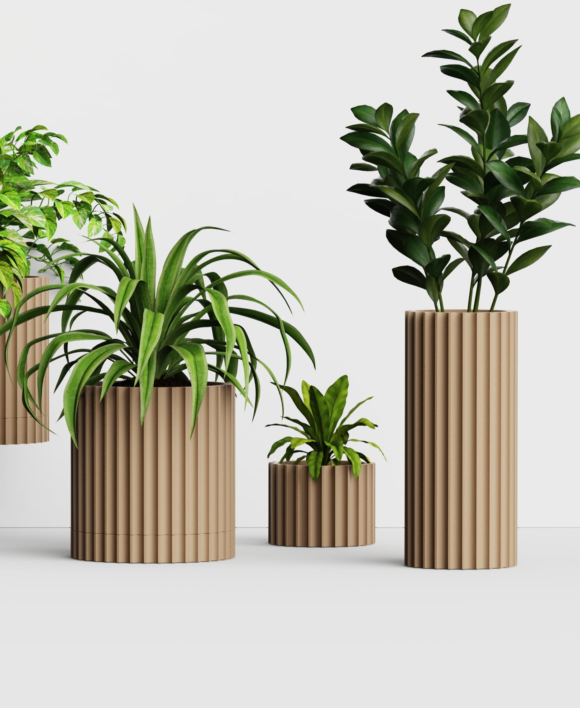 STON Collection - Planter Set 3d model