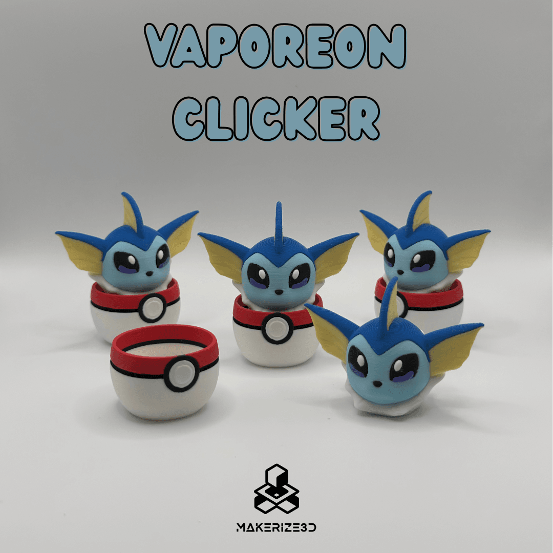 Vaporeon Clicker 3d model