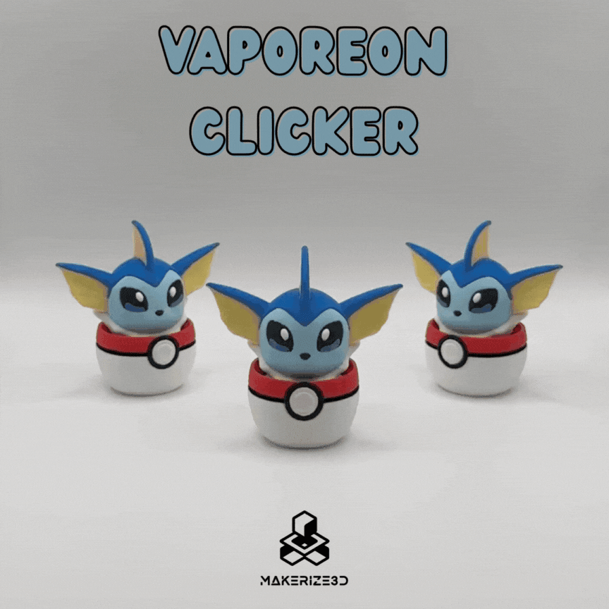 Vaporeon Clicker 3d model