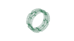 Mechanical Interlocking Band 3d model