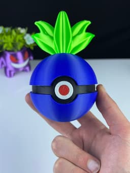 Oddish pokeball 3d model