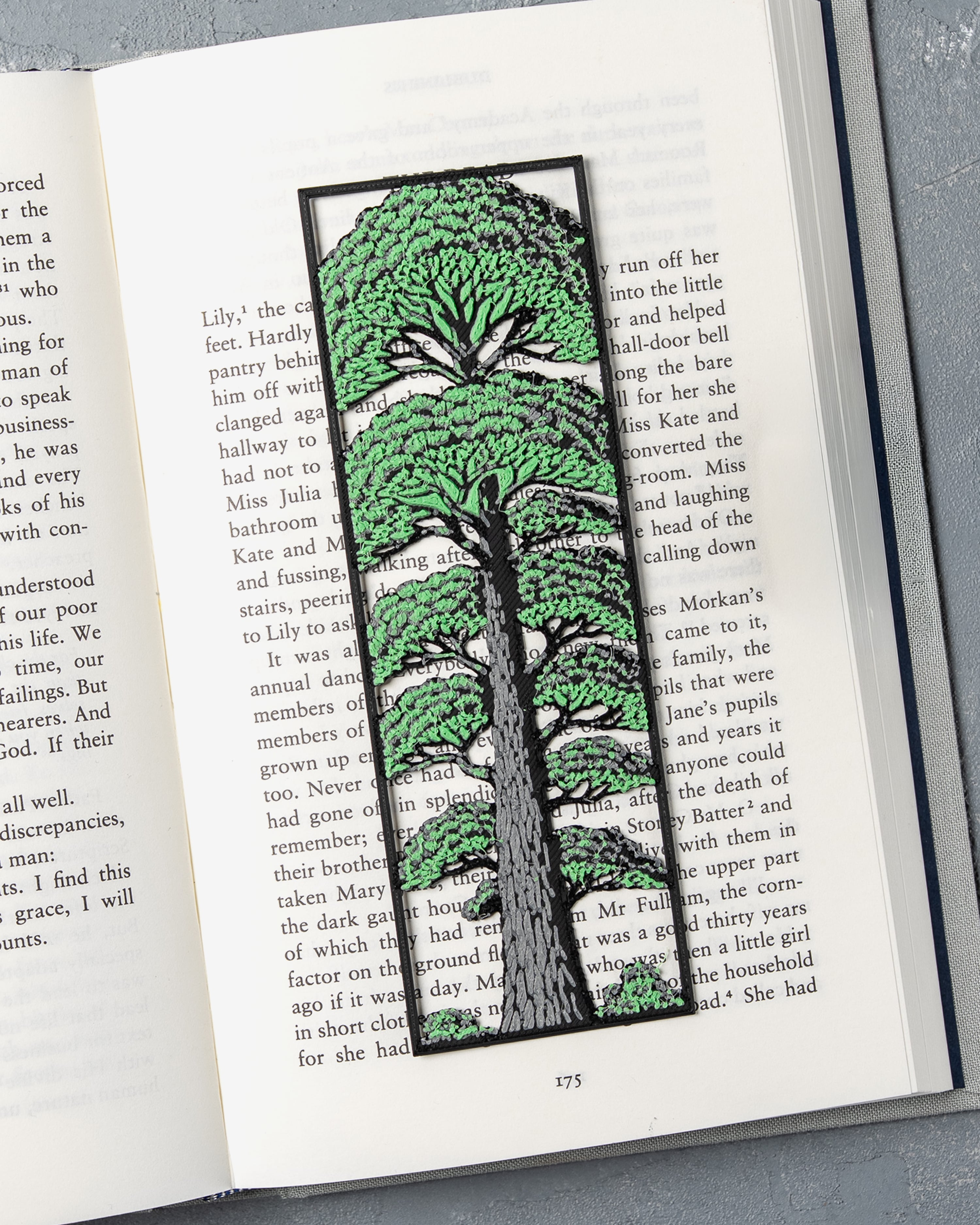 Pine Tree Bookmark 3d model