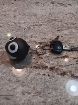 chain chomp keychain 3d model