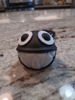 chain chomp keychain 3d model