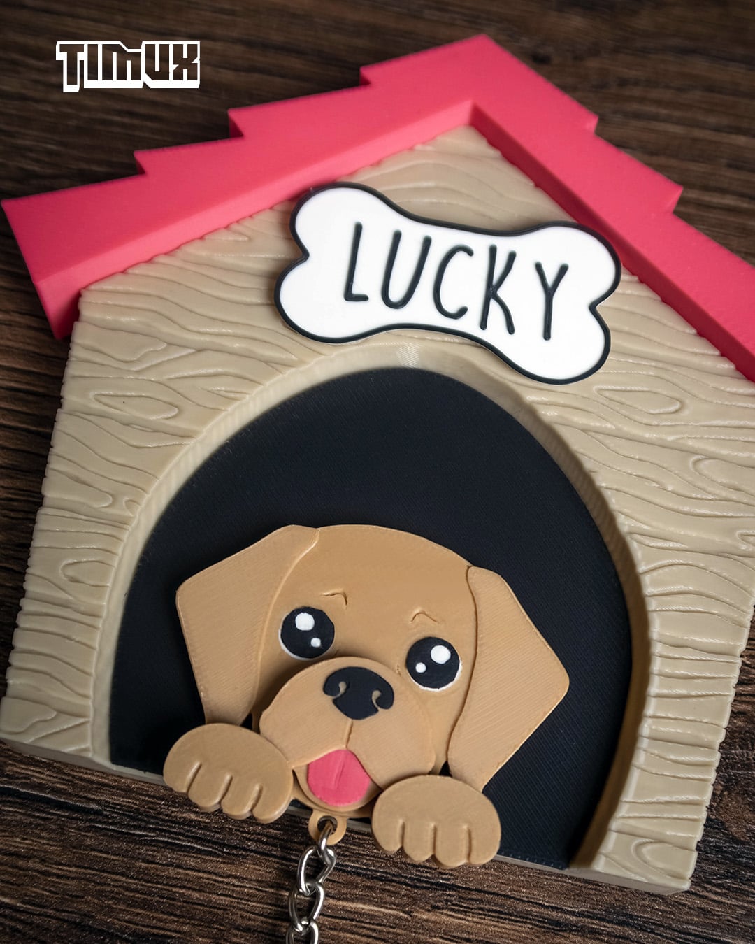 LABRADOR KEYCHAIN SET 3d model