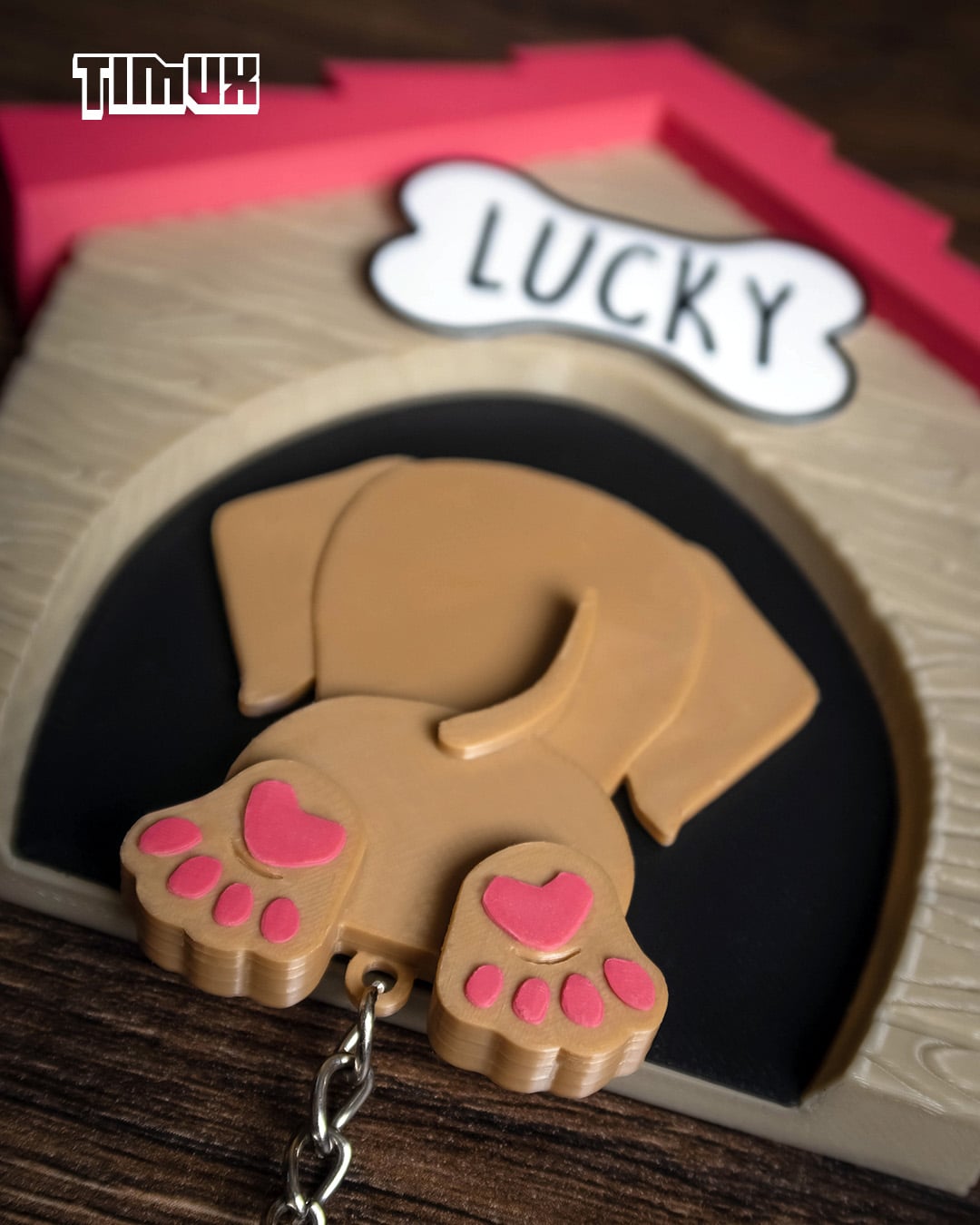 LABRADOR KEYCHAIN SET 3d model