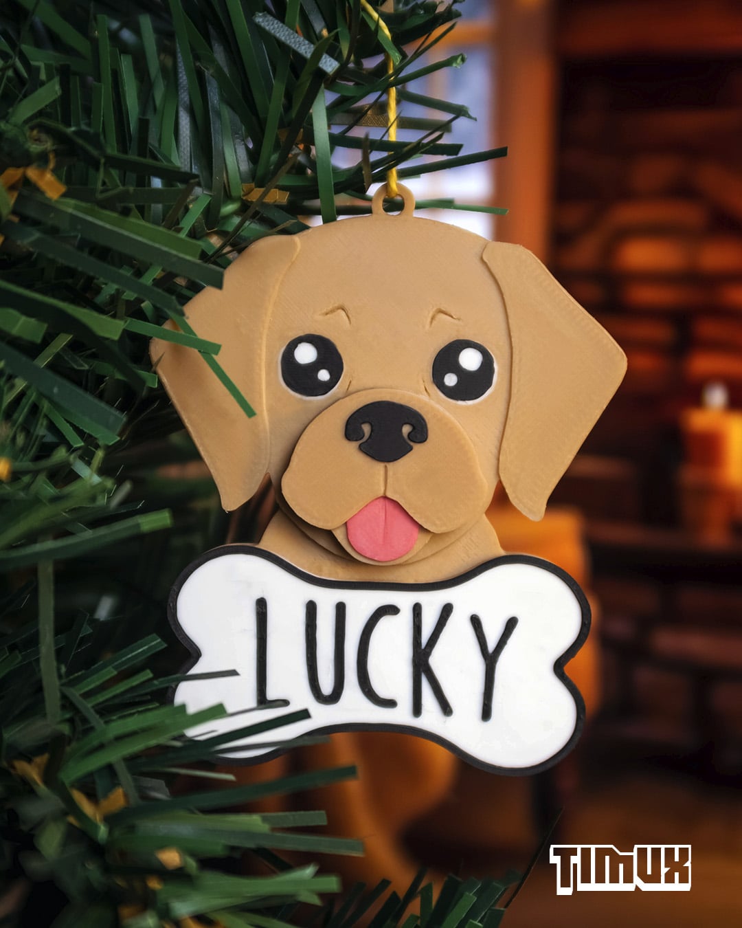 LABRADOR KEYCHAIN SET 3d model