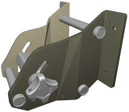 Action-Cam Wall Mount "SOMA", adjustable 3d model