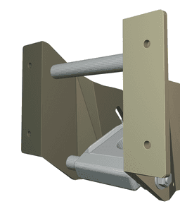 Action-Cam Wall Mount "SOMA", adjustable 3d model
