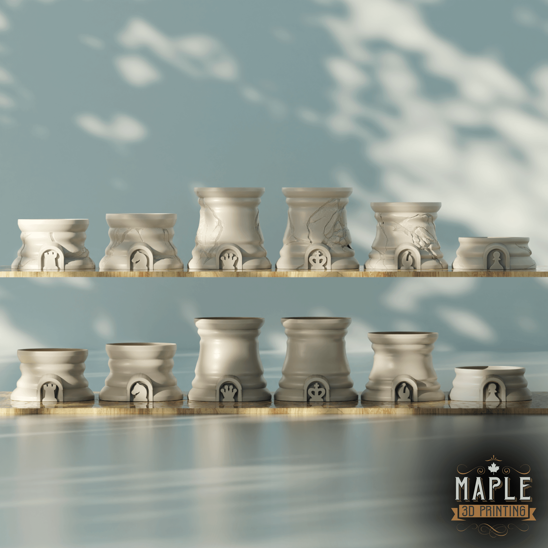 Chess Set - Pokemon - Customizable 3d model