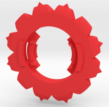 BEYBLADE KNUCKLES | SONIC THE HEDGEHOG SERIES 3d model