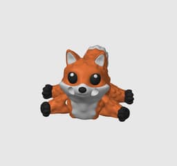 Fox V3 Keychain 3d model