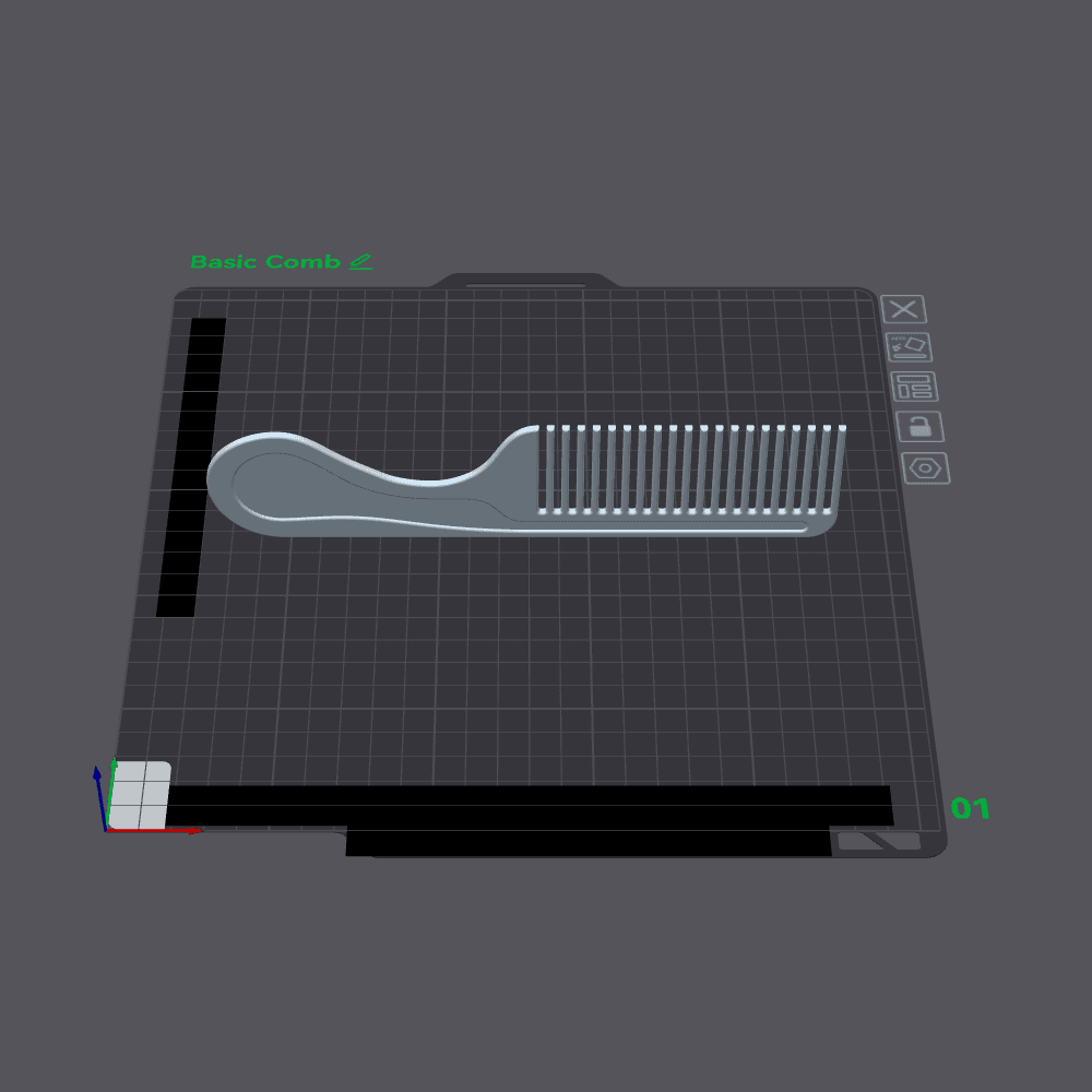 Basic Comb 3d model