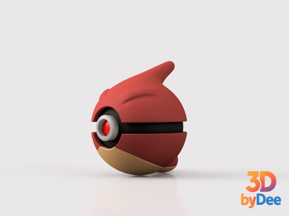 Charmeleon Pokeball 3d model