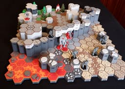 FDMecha Hex Terrain - Extended Core Set 3d model