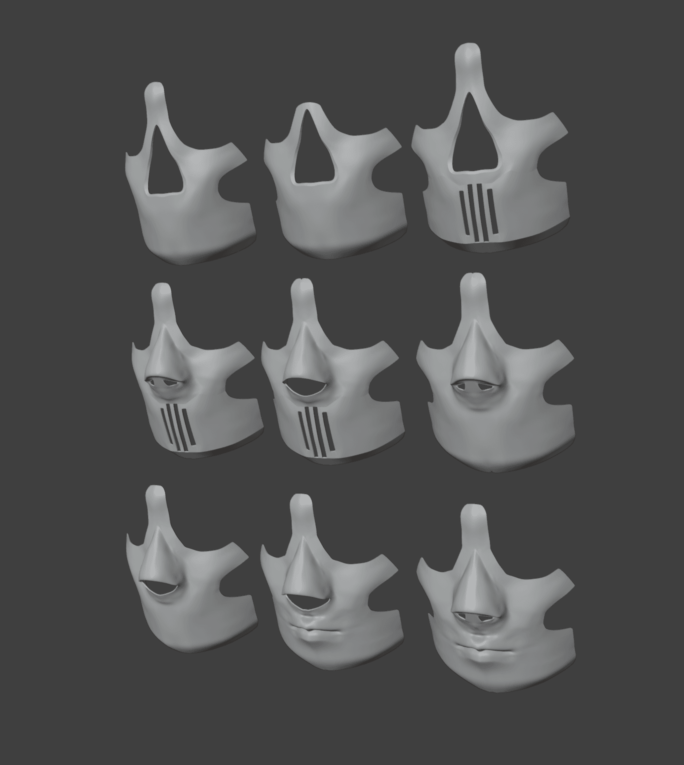 Wasteland Harness Mask 3d model