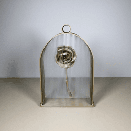 Suspended Rose String Art 3d model