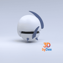 Absol Pokeball 3d model