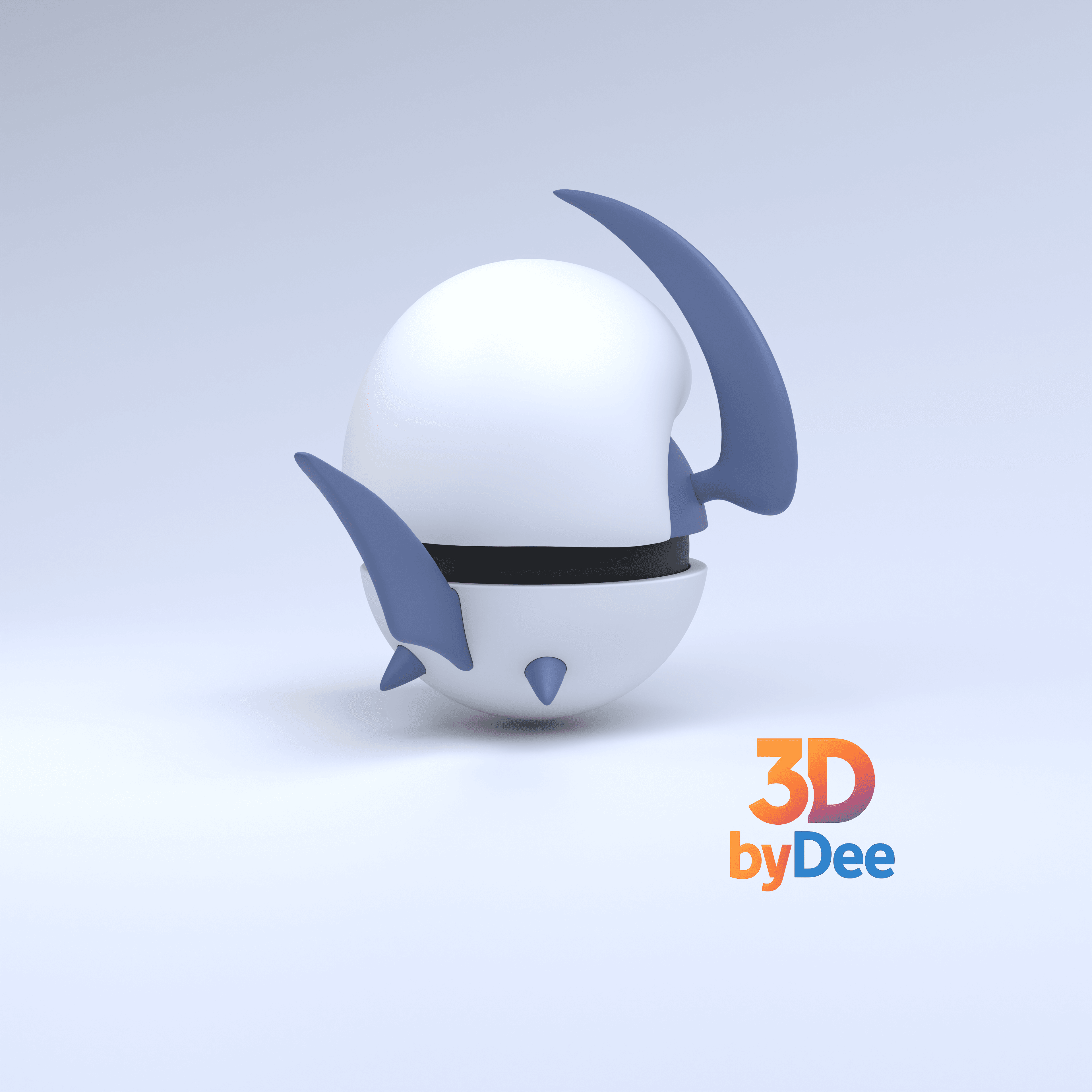 Absol Pokeball 3d model