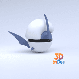 Absol Pokeball 3d model