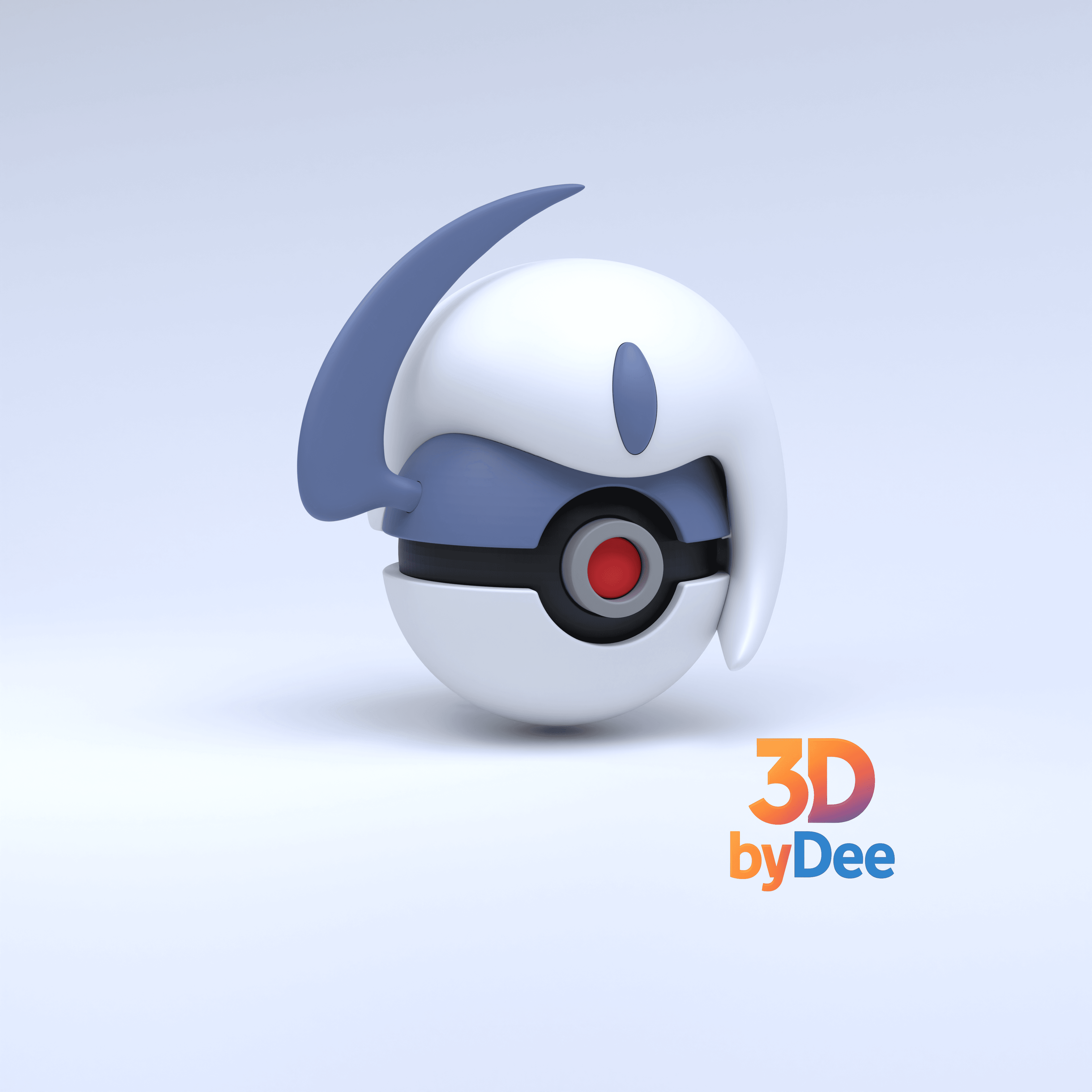 Absol Pokeball 3d model